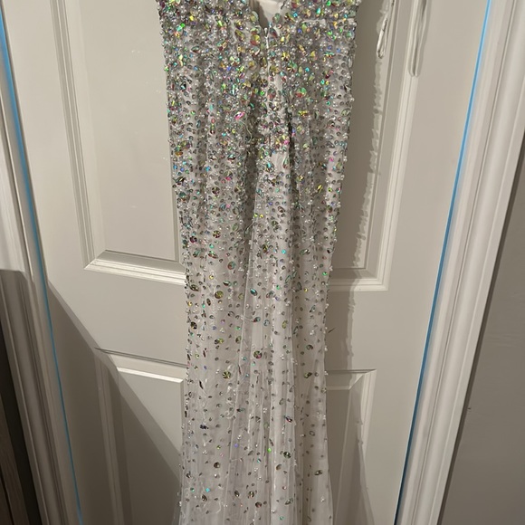 white rhinestone dress - Picture 6 of 8